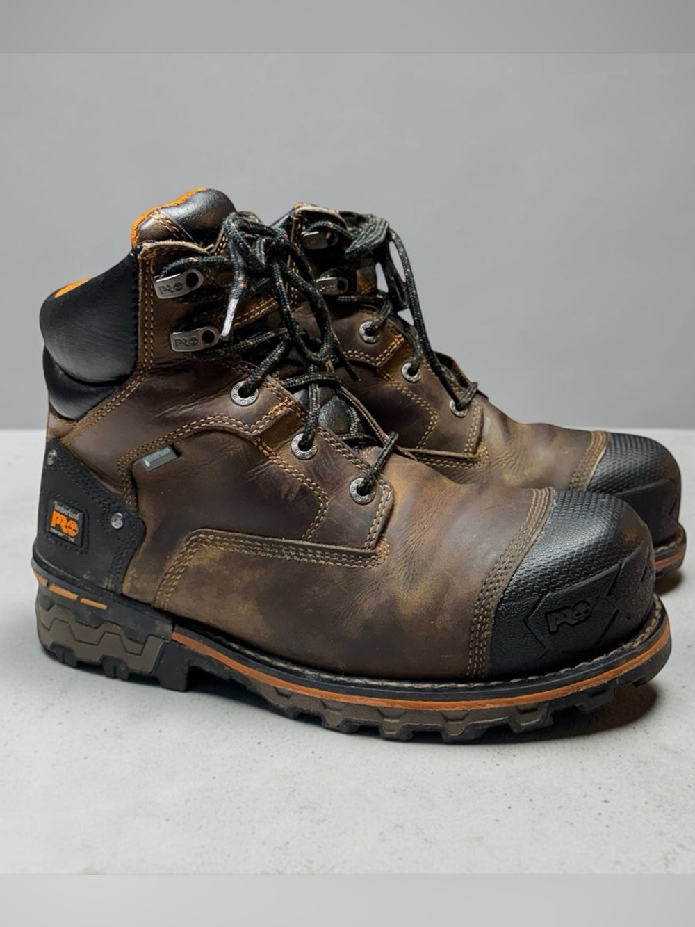 Timberland Mens Pro Boondock 6" Waterproof Comp-Toe Work Boot Size 9.5 Utility